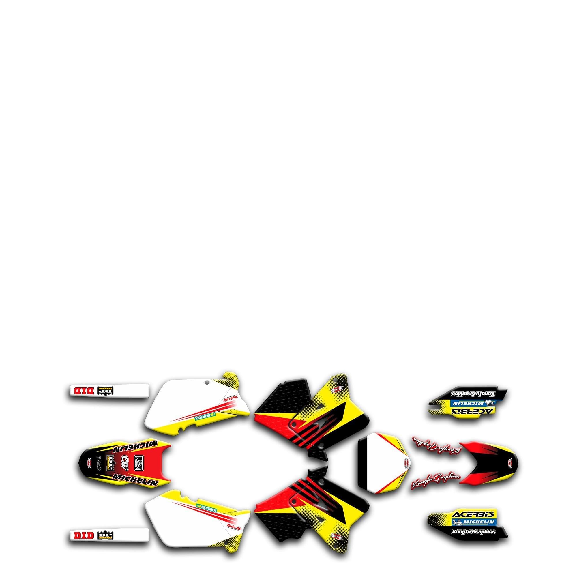 Amazon | MotorcycleグラフィックスライダーID Decals Complete